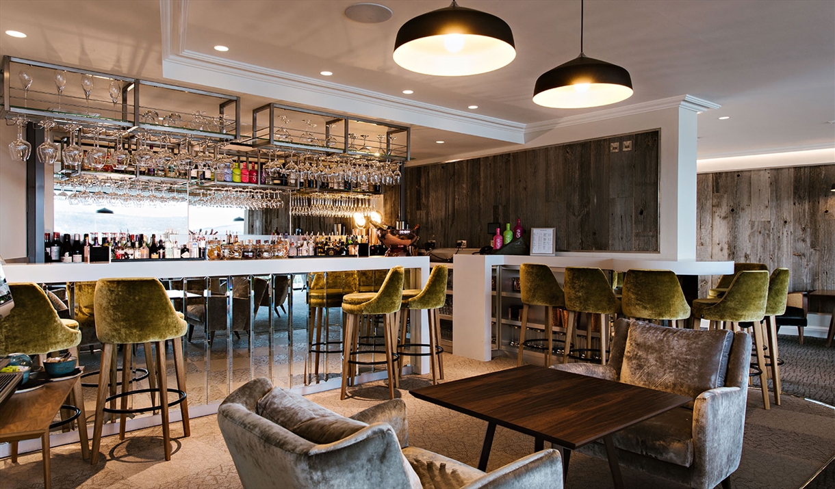 Bar at The Winander Club at Low Wood Bay Resort & Spa in Windermere, Lake District