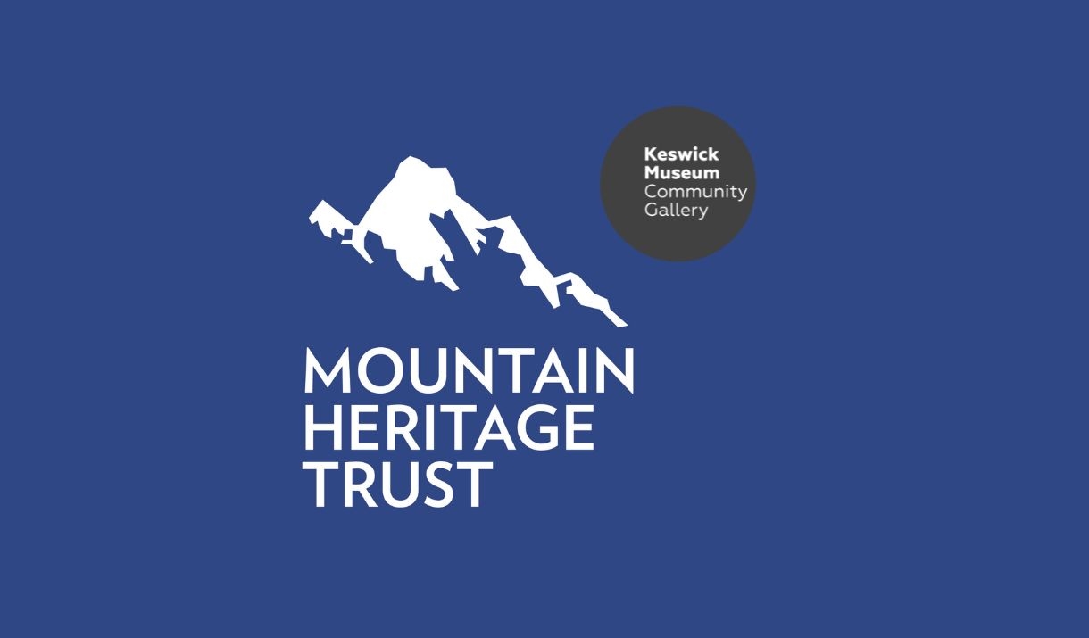 Logo of the Mountain Heritage Trust, alongside the logo of Keswick Museum Community Gallery.
