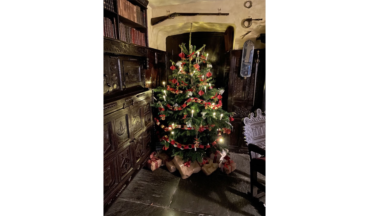 Christmas Tree at Townend for the Christmas at Townend Events in Troutbeck, Lake District