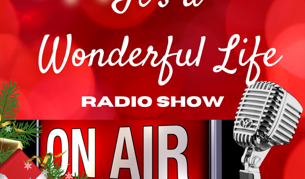 It's a wonderful life - radio show play poster