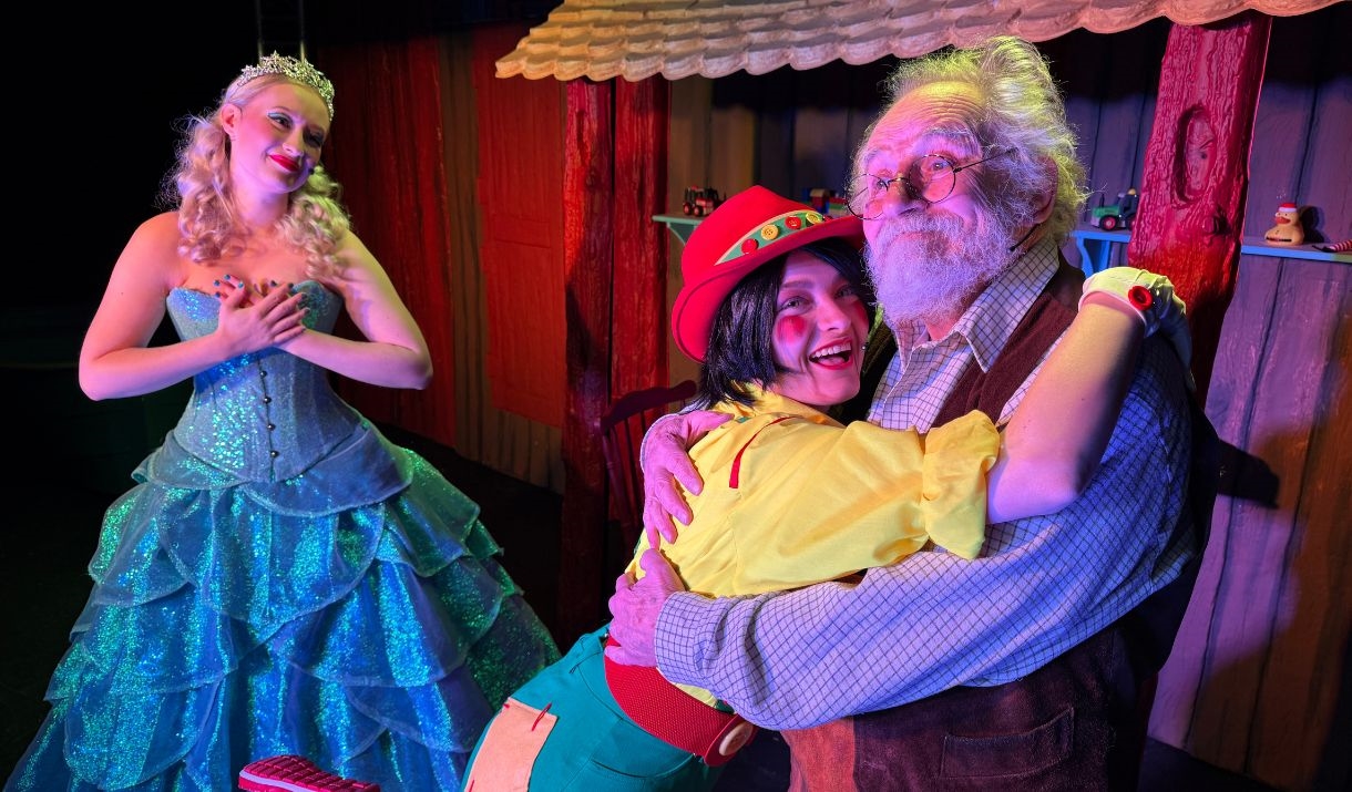Still photo from Rheged's Pinocchio Pantomime.