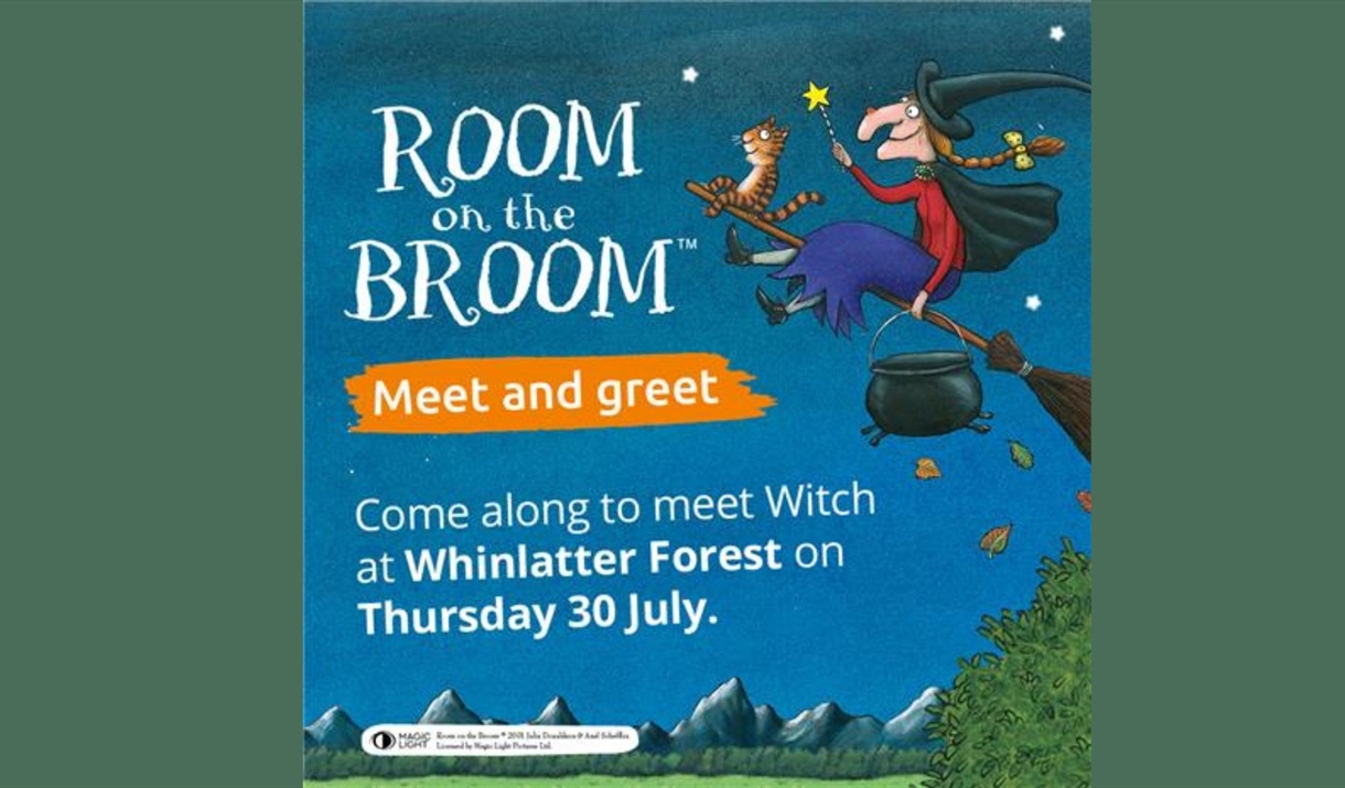 Graphic of Witch flying on a broom