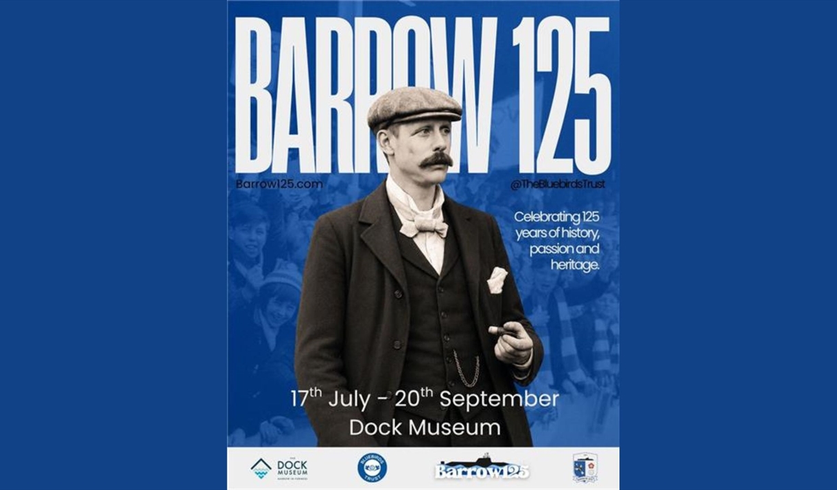 Barrow 125, a celebration of Barrow AFC being 125 years old. Venue Dock Museum, Barrow LA142PW