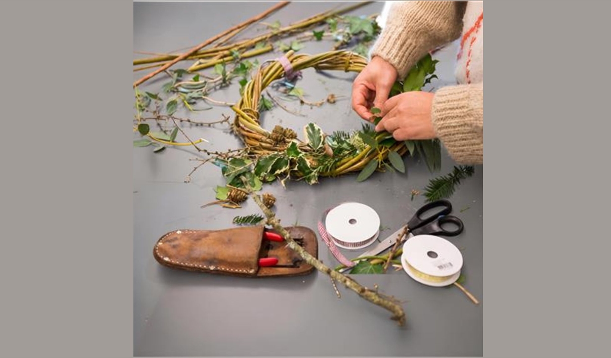 Wreath making , National Trust Images