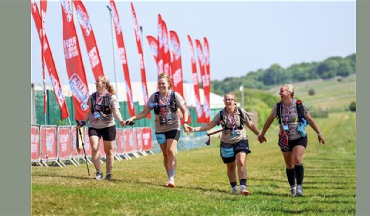 Participants taking part in an Ultra Challenge