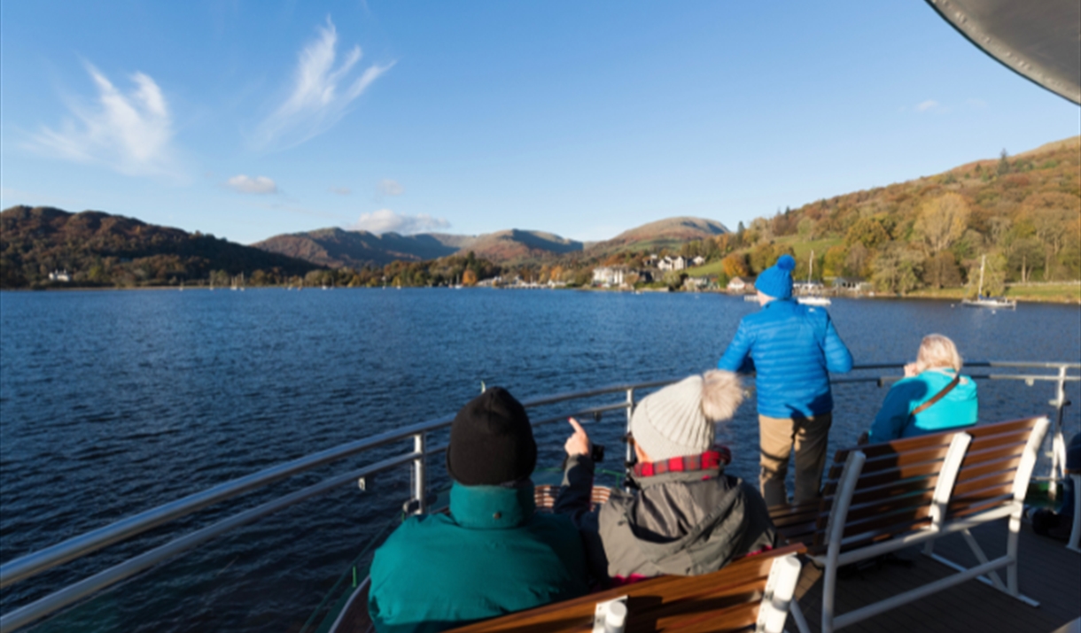 View from a Windermere Lake Cruise in the Lake District, Cumbria