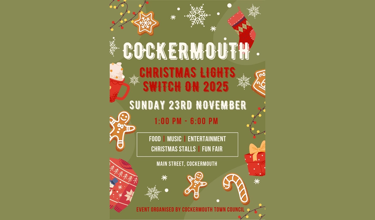 Cockermouth Christmas Lights Switch On poster