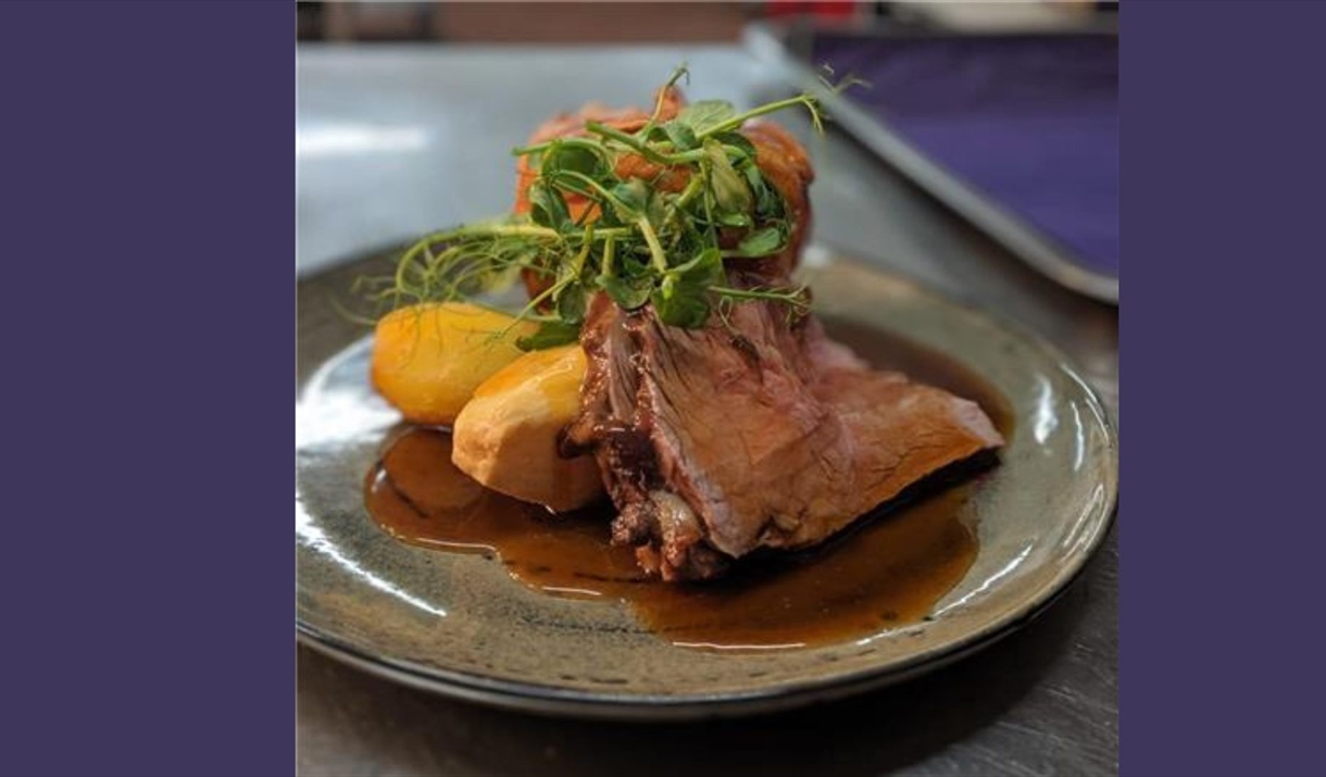 Sunday lunch in the kitchen