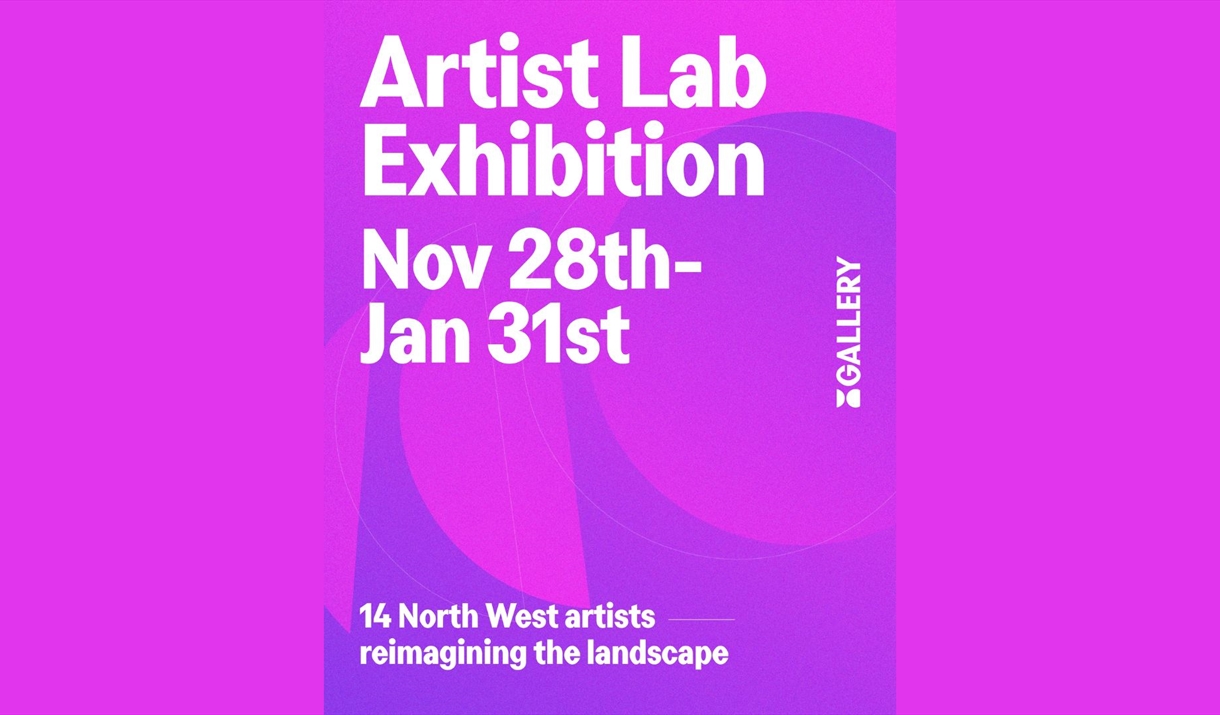 "Artist Lab Exhibition" poster