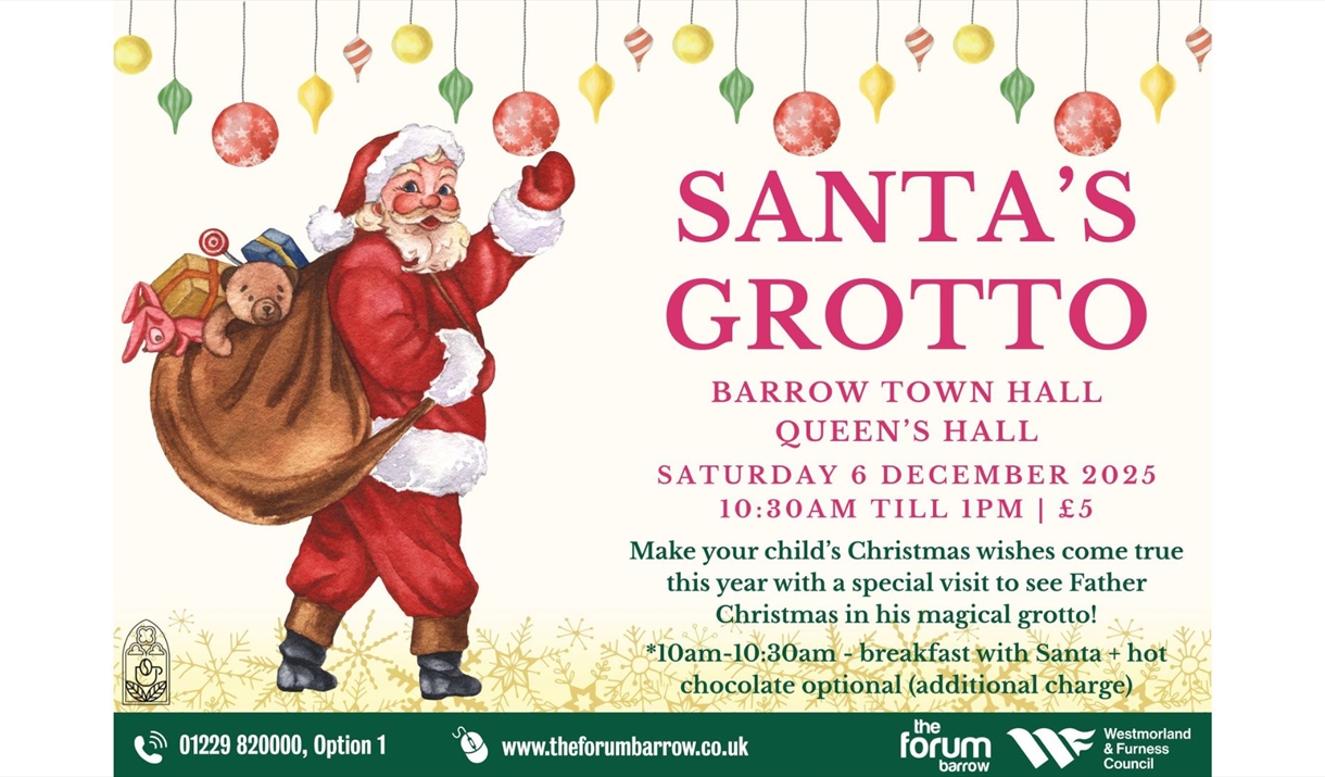 Santa's Grotto at Barrow Town Hall