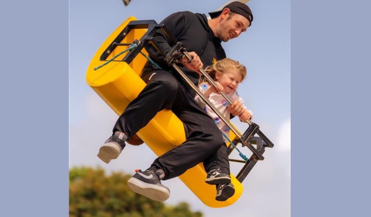 Image of Fairground Ride at Party in the Park