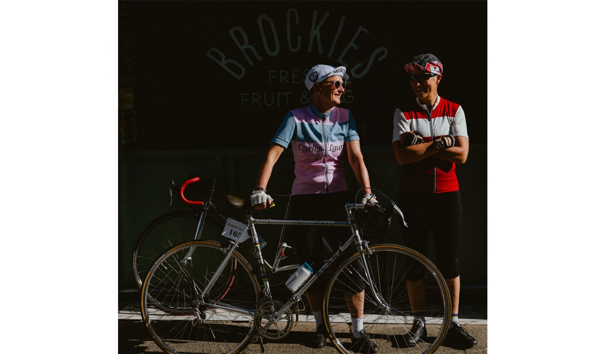 Visitors at Velo Retro Vintage Cycling in Ulverston, Cumbria