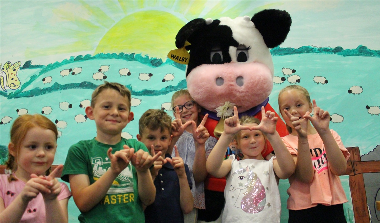 Mascot Visits at Birthday Parties at Walby Farm Park in Walby, Cumbria