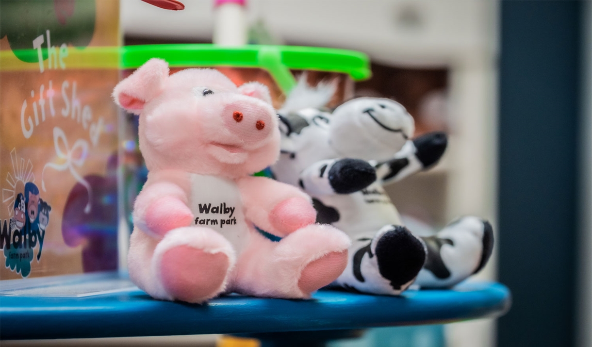 Stuffed Toys at The Gift Shed at Walby Farm Park in Walby, Cumbria