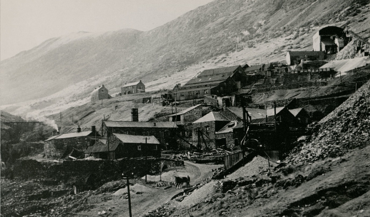 Black and white photo of Greenside Mine