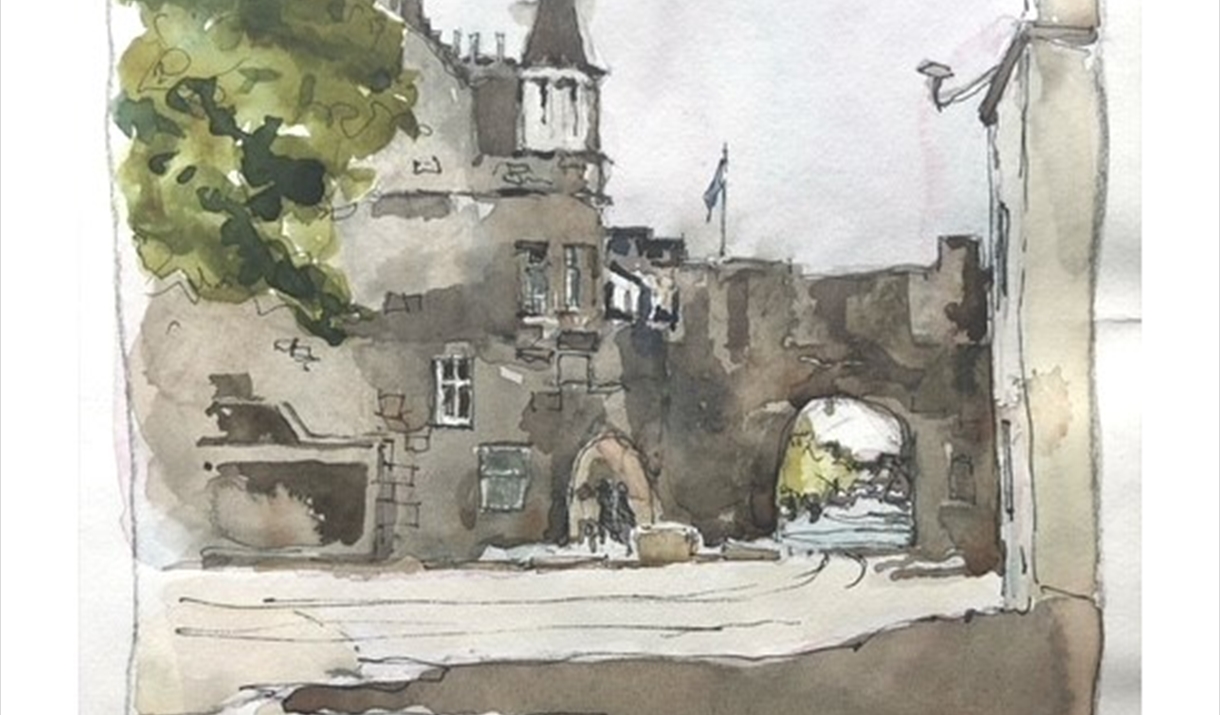 Pen and Wash ~ 'Castles & Cottages' with Lyn Evans