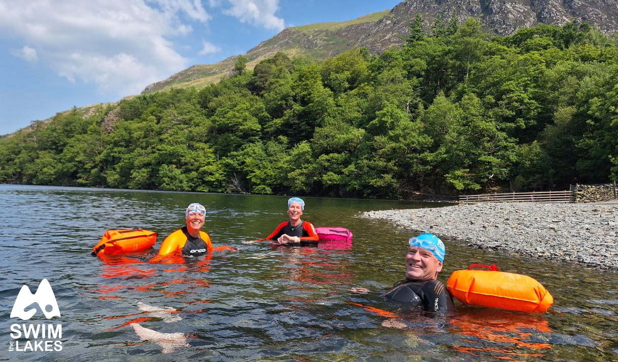 Swimmers in Buttermere with Swim the Lakes