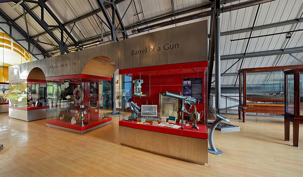 Exhibits at The Dock Museum in Barrow-in-Furness, Cumbria