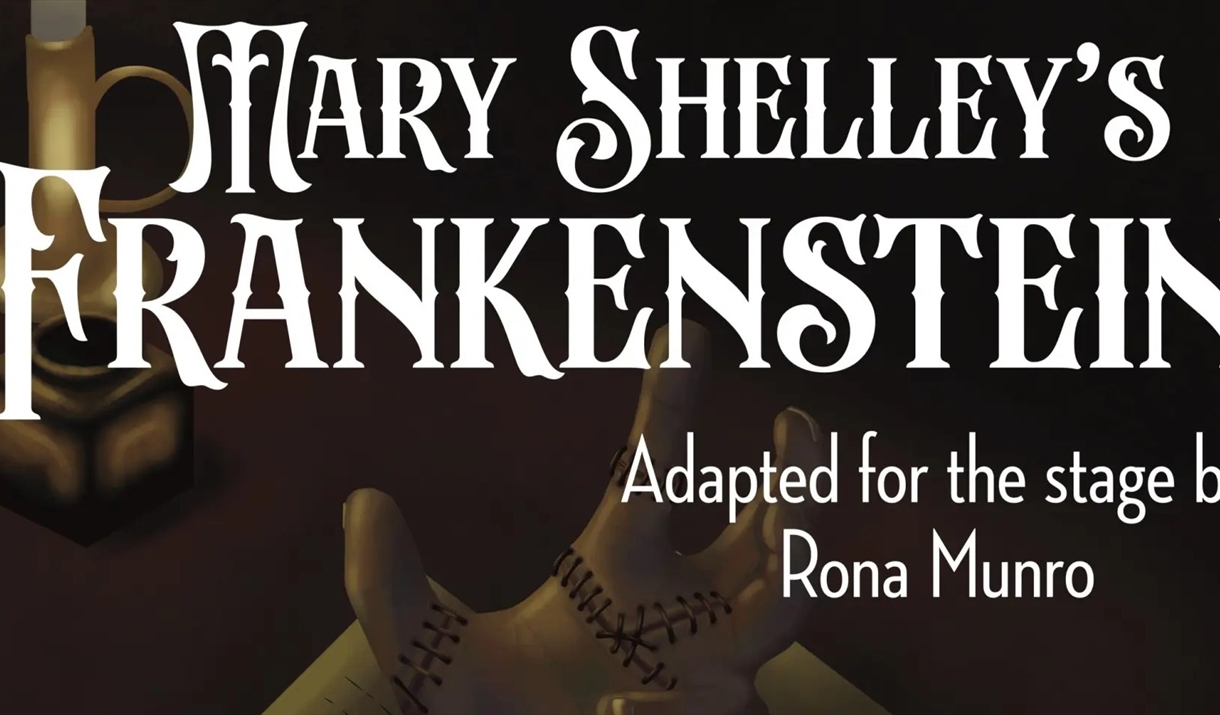 Poster for stage play of Mary Shelly's Frankenstein