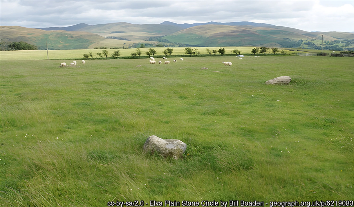Elva Plain Stone Circle - Photo by Bill Boaden courtesy of Geograph.org.uk