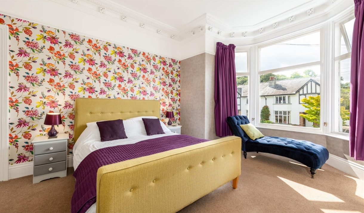Double bedroom in The Tall House, Keswick in the Lake District, Cumbria