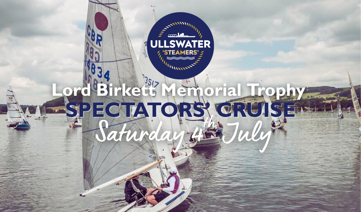 Sailing boats racing on Ullswater