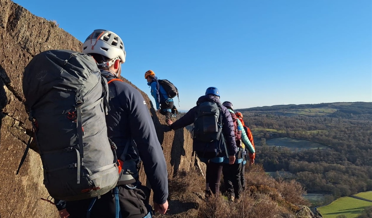 Visitors on an Adventure with LD Adventures in the Lake District, Cumbria