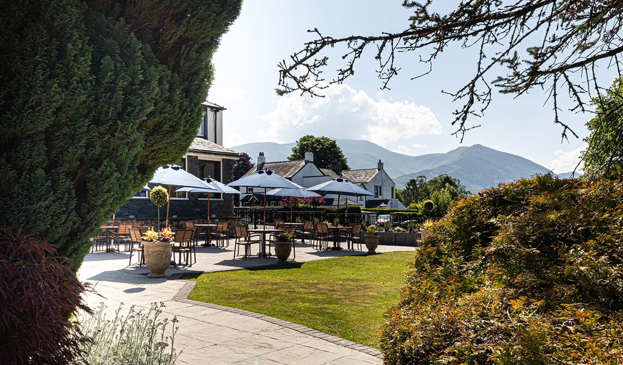 Garden at The Lake District Castle Inn Hotel and Spa