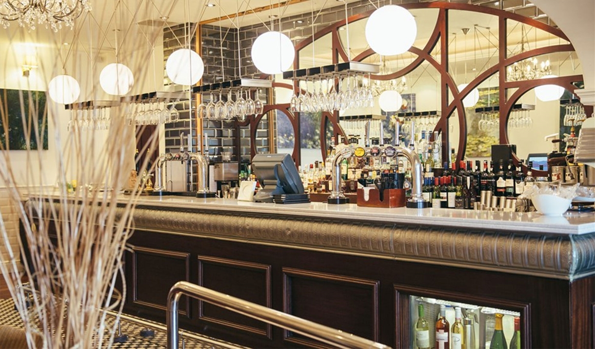 Langdale Lounge and Bar at Low Wood Bay Resort & Spa in Windermere, Lake District