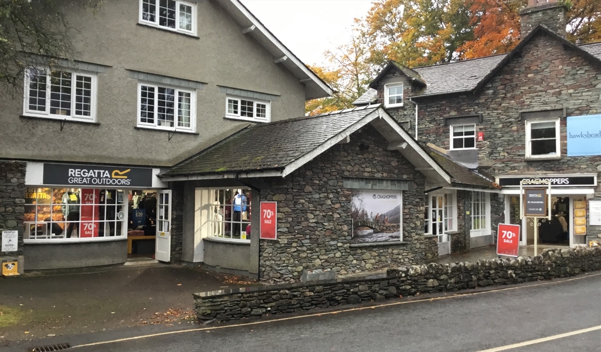 Exterior of Regatta Great Outdoors in Grasmere, Lake District