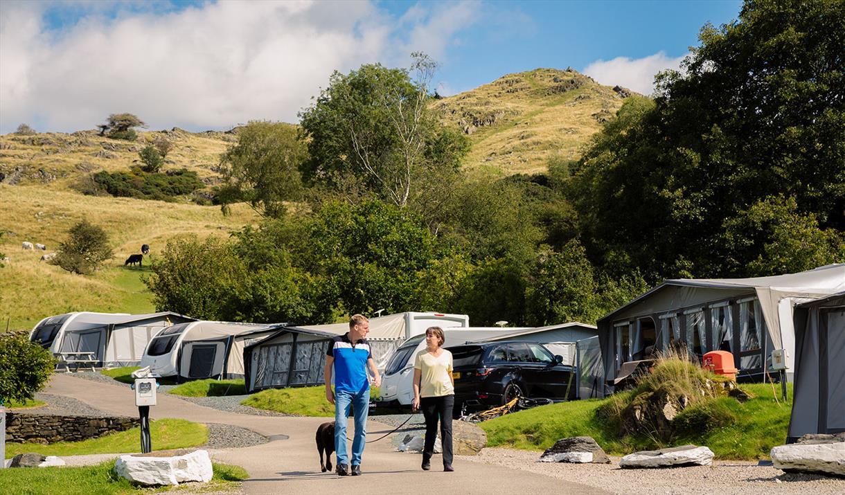 Camping Pitches at Park Cliffe Camping & Caravan Park in Windermere, Lake District
