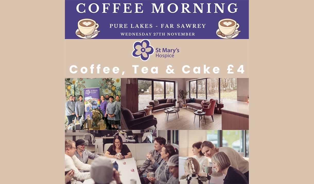 Coffee Morning at Pure Lakes