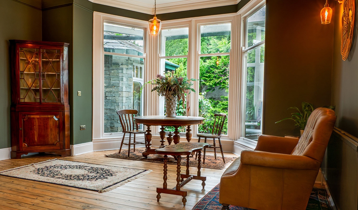 Elegant decor of Rothay Garth B&B in Ambleside, Lake District