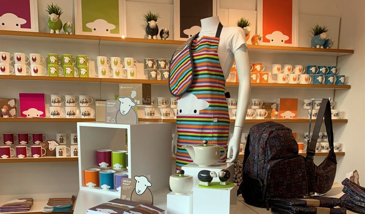 Items and gifts for sale in Herdy in Ambleside, Lake District
