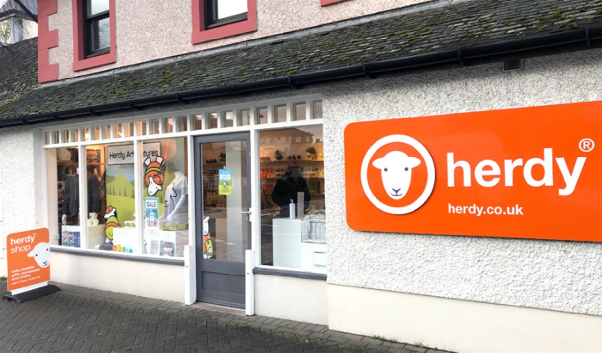 Exterior and entrance to Herdy Keswick in Keswick, Lake District