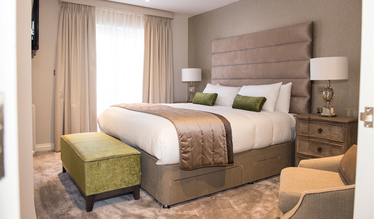 Bedroom at The Mews at Roundthorn in Penrith, Cumbria