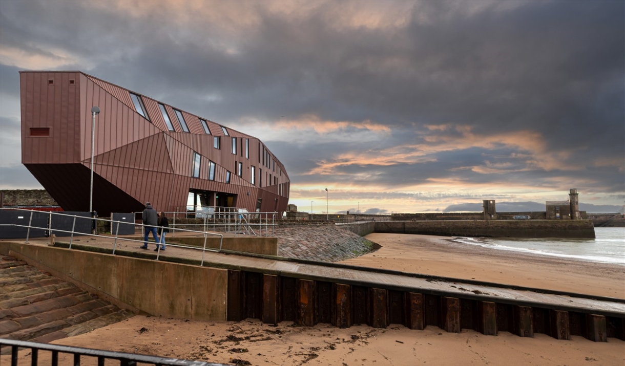 Exterior of The Edge Hotel in Whitehaven, Cumbria © Lucy Barden Photography