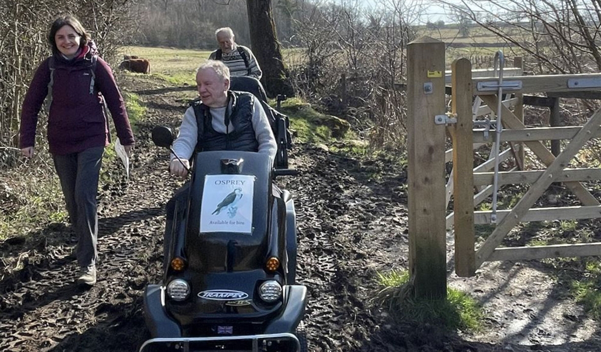 Tramper Hire - Leighton Moss (Three Nature Reserves Accessible Trail)