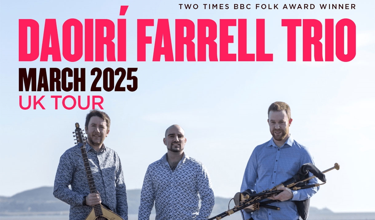 The Daoiri Farrell Trio - World Renowned Authentic Irish Folk Musician.