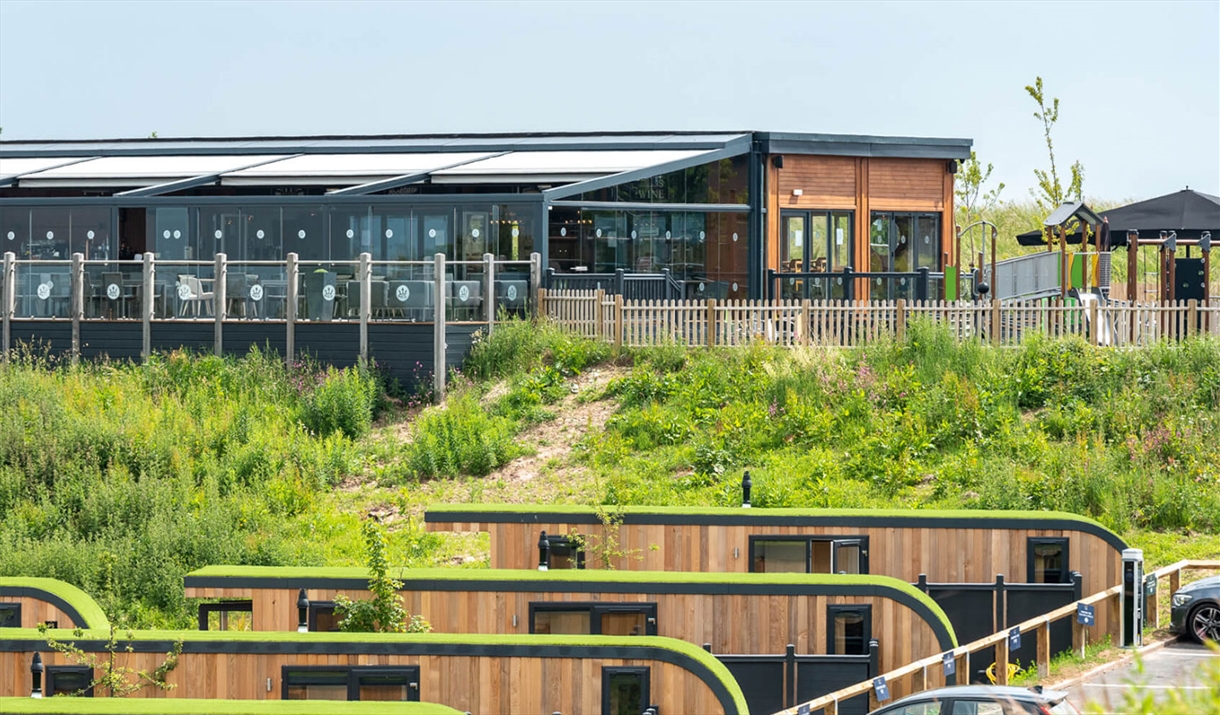 Exterior of Lodges at Ullswater Heights in Newbiggin, Lake District