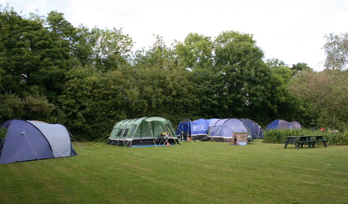 Camping at Waters Edge Caravan Park in Crooklands, Cumbria