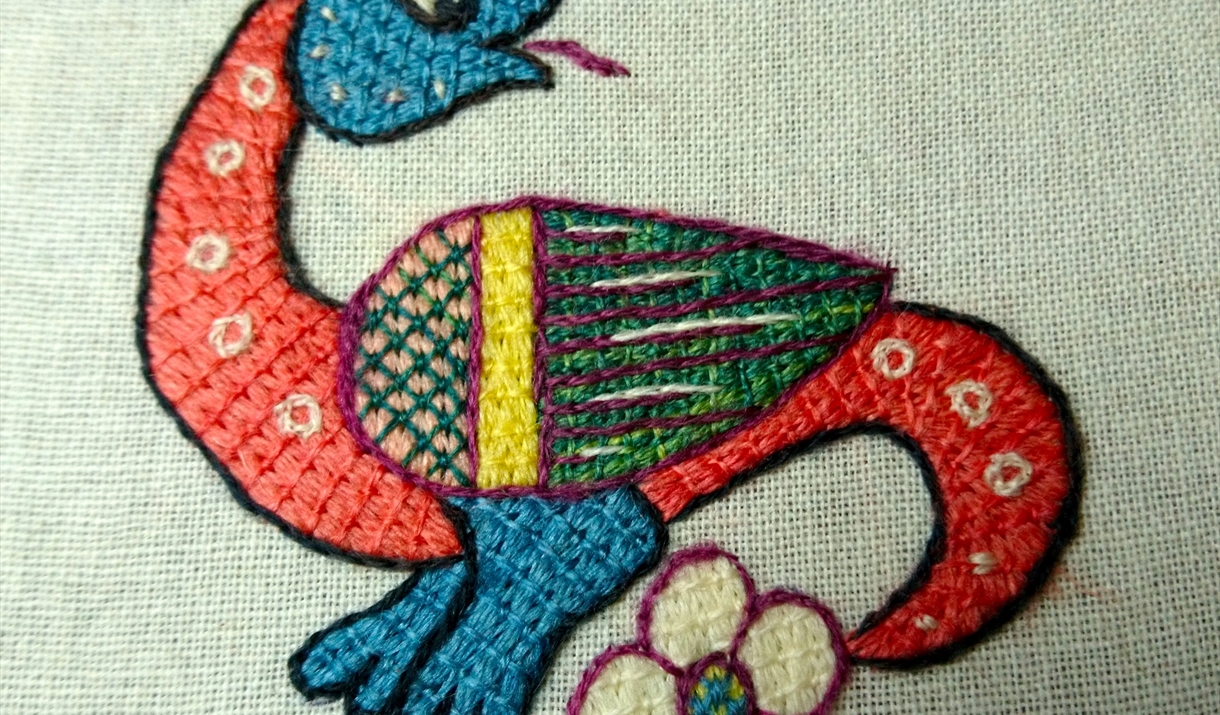 Couched/Laid Bayeux Embroidery Workshop