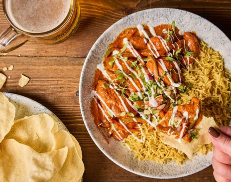 Food from The Waterhead Inn in Ambleside, Lake District