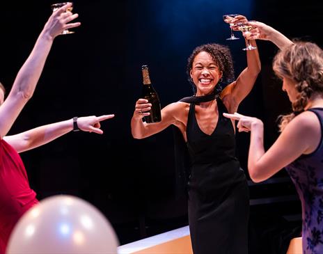 Di and Viv and Rose at Theatre by the Lake in Keswick, Lake District. Photo: Pamela Raith Photography