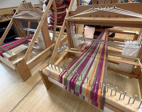 Weaving Workshop at Farfield Mill in Sedbergh, Cumbria