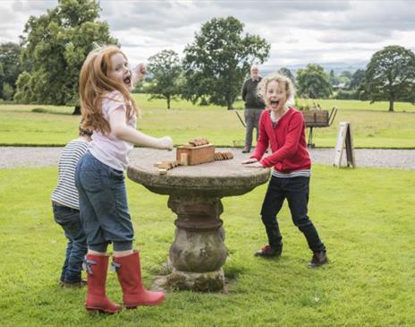 Easter egg hunt at Acorn Bank