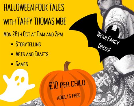 Halloween Folk Tales with Taffy Thomas MBE, First Storytelling Laureate