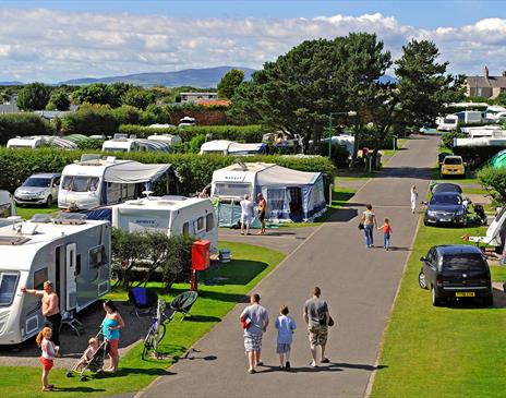 Camping & Touring Pitches at Stanwix Park Holiday Centre in Silloth, Cumbria