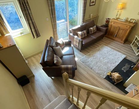 Living Room at Jasmine Cottage in Kirkby Lonsdale, Cumbria