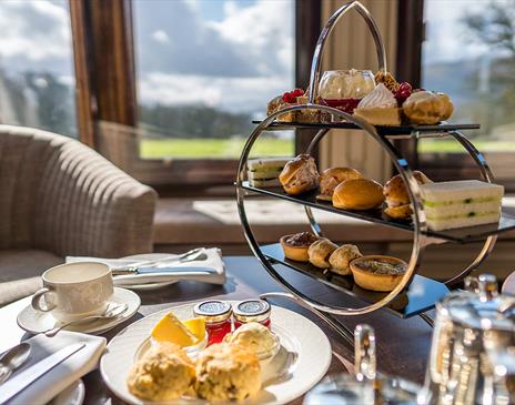 Afternoon Tea at Armathwaite Hall Hotel and Spa in Bassenthwaite, Lake District